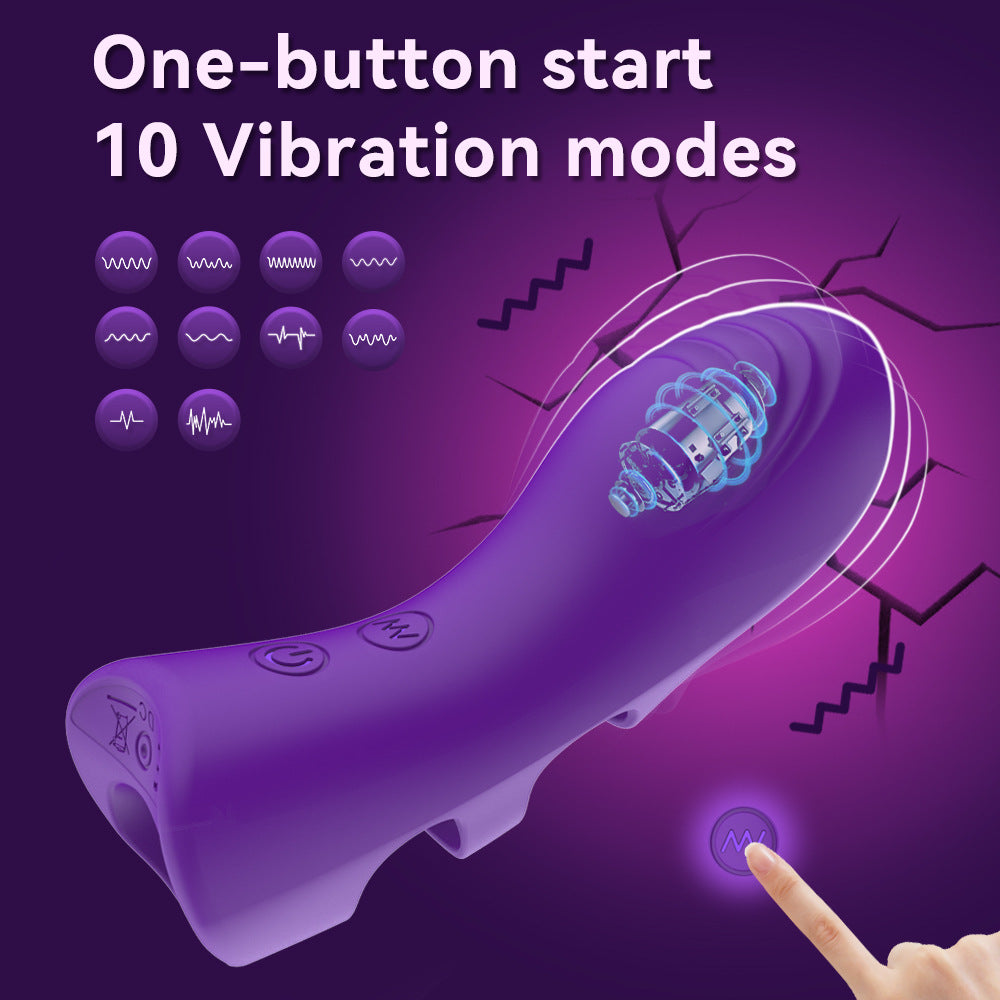 Finger Vibrator Orgasm Massage Clit G-spot Stimulation-EROSREALM