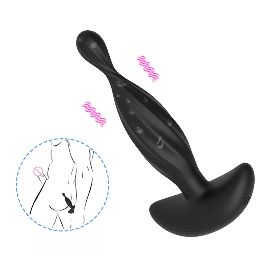 Anal Plug Vibrator Male Prostate Massager G-spot Masturbator-EROSREALM