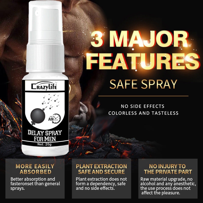 Crazylife F398 Men's Delay Spray For External Use-EROSREALM