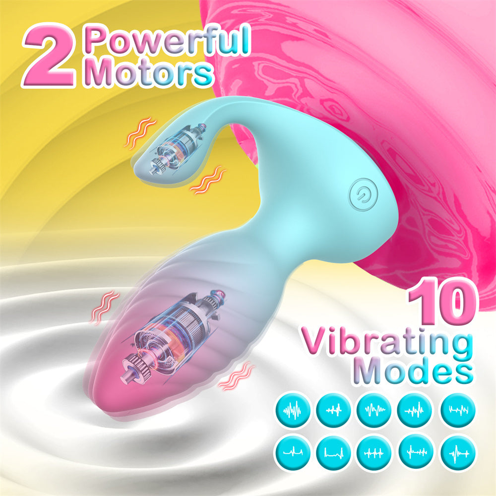 Diamond Anal Plug Wearable Vestibular Remote Control Anal Plug Vibrator-EROSREALM