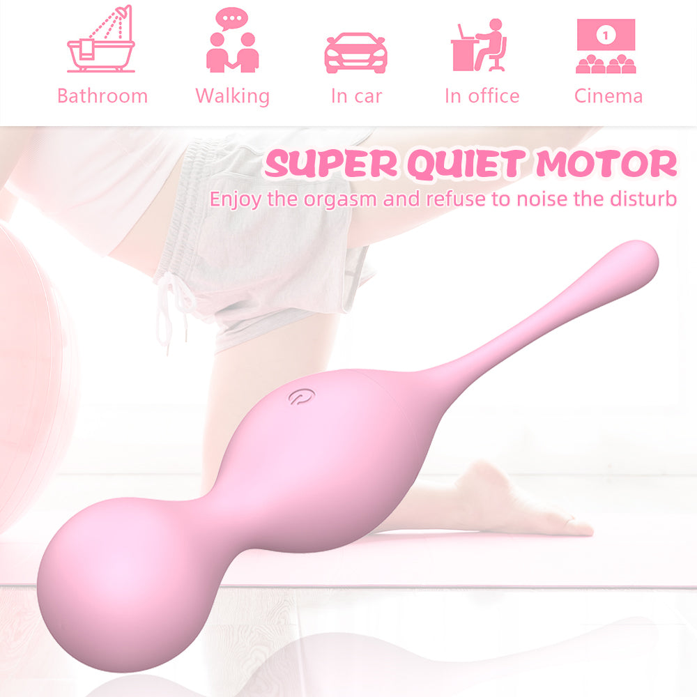 Remote Control Kegel Ball Vibrating Ben Wa Egg G-spot Vaginal Stimulator-EROSREALM