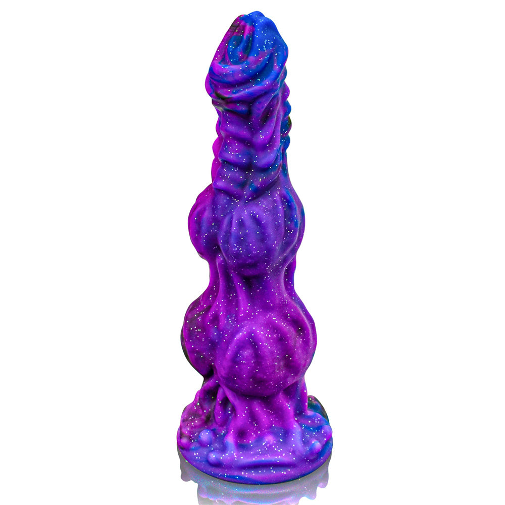 9.6 Inches Monster Dildo Fantasy Horse Dildo With 2 Big Knots And Strong Suction Cup-EROSREALM