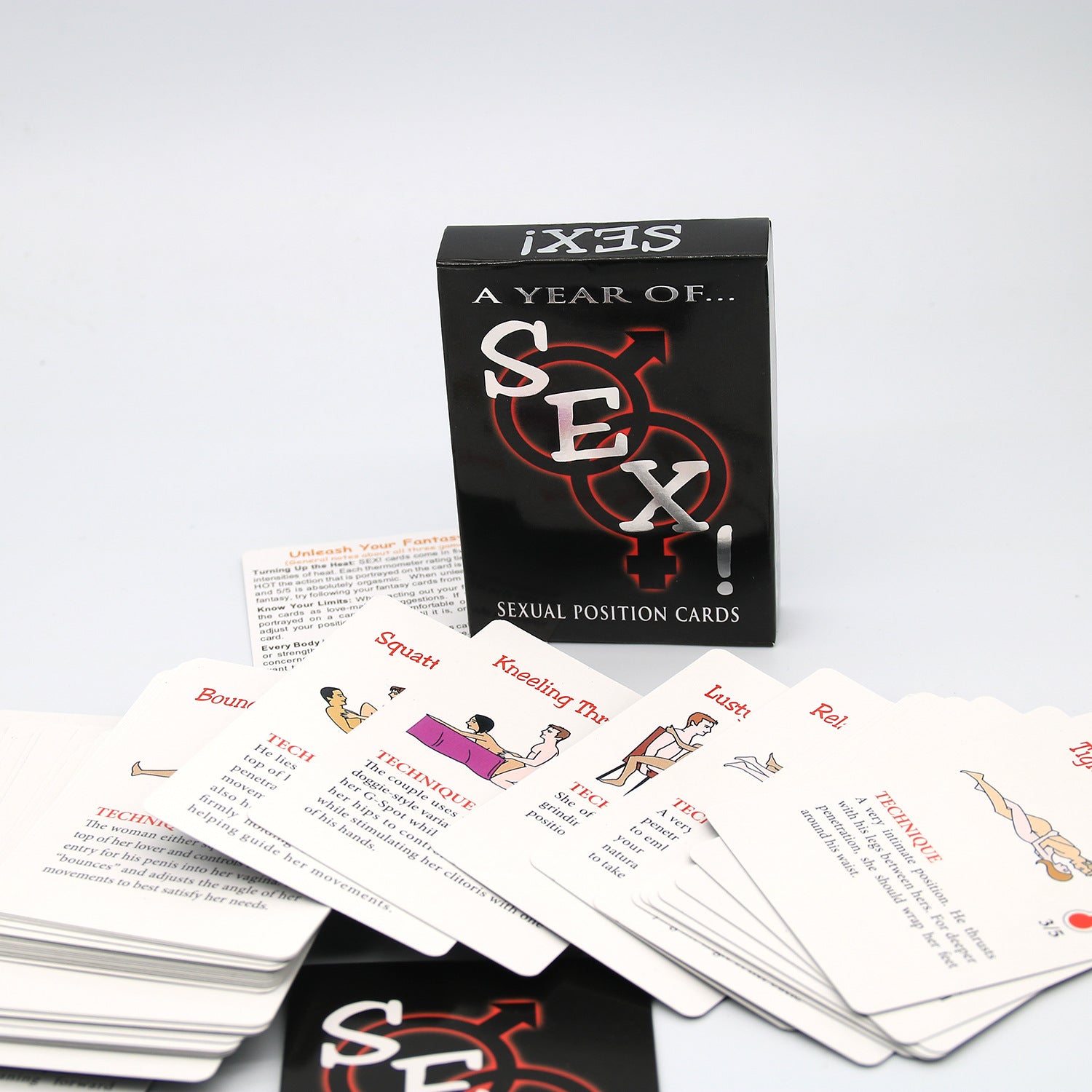 A Year Of Sex! Sexual Position Card Game-EROSREALM