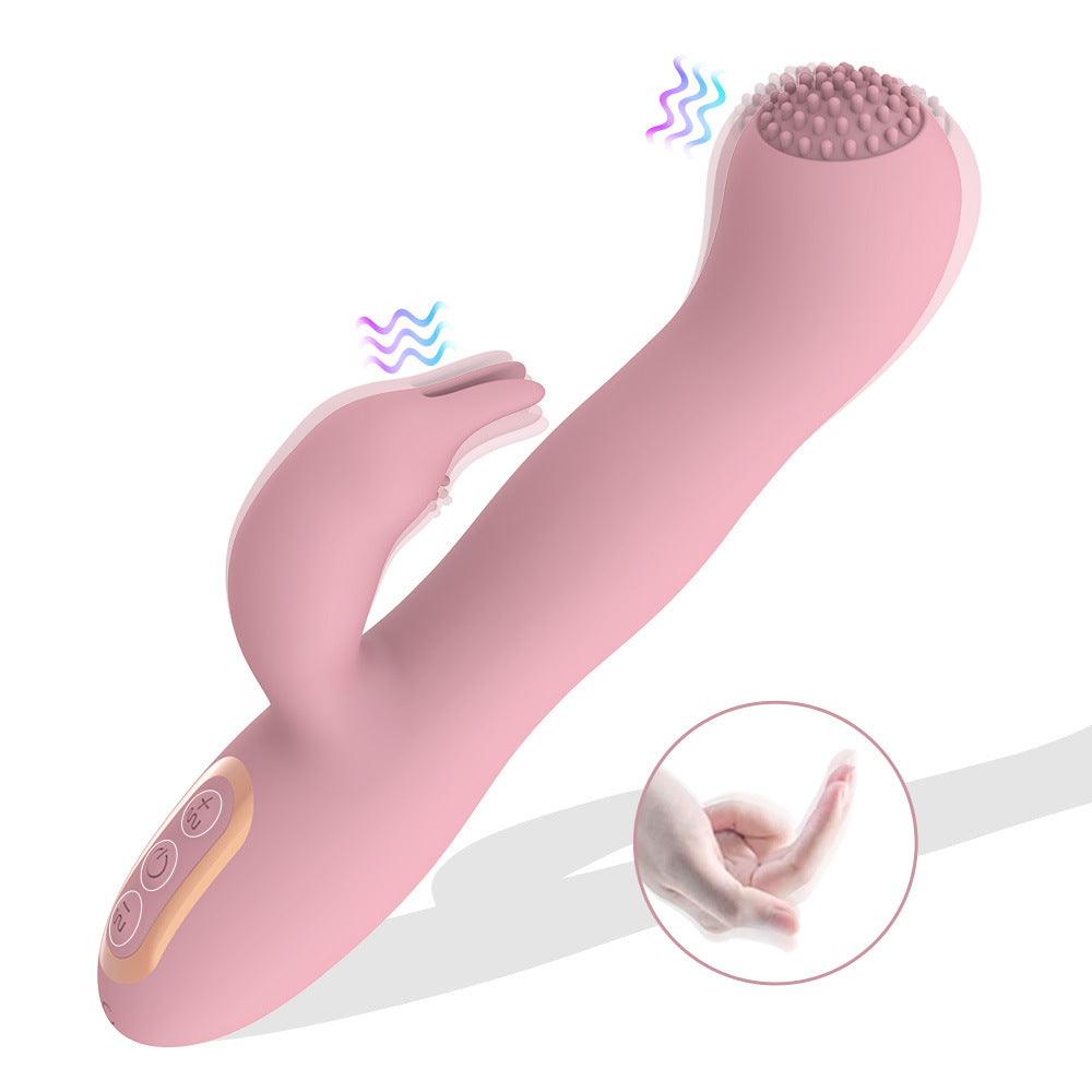 2-in-1 Stimulating Rabbit Vibrator-EROSREALM