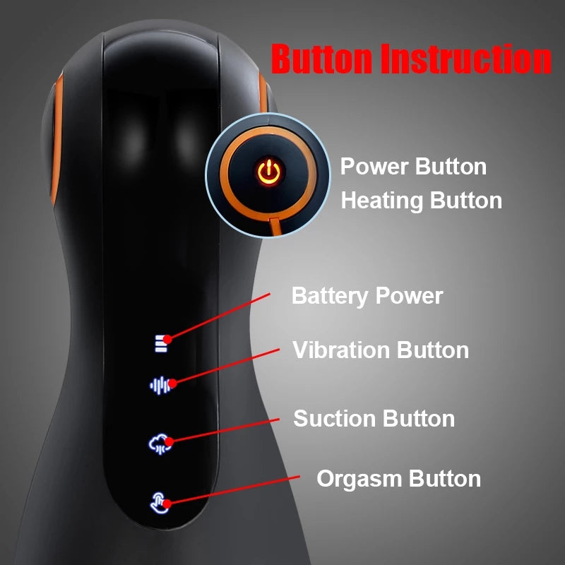 6 Vibration Sucking Automatic Masturbation-EROSREALM