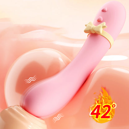 Luna Super Soft Heating G-spot Vibrator-EROSREALM