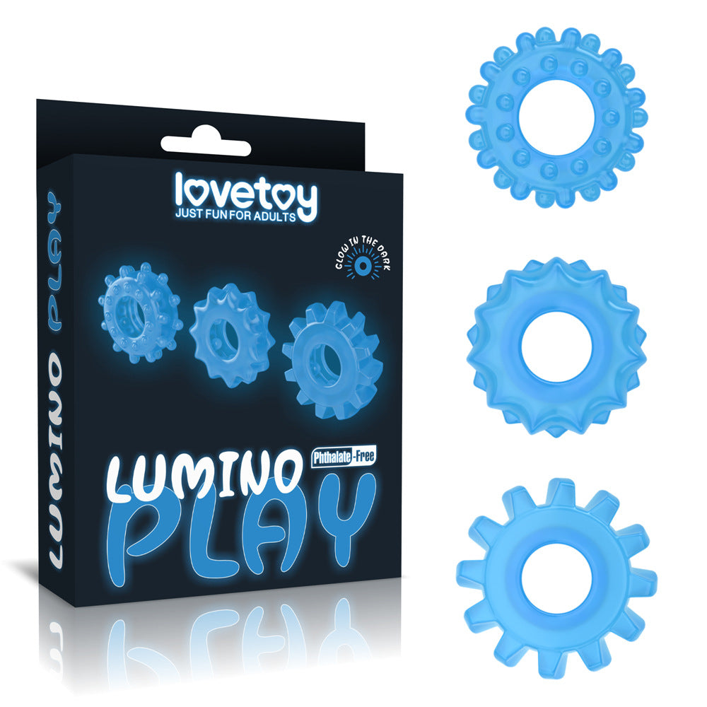 Lovetoy Lumino Play Phyhalate Free Penis Ring-EROSREALM