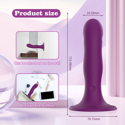 App Remote Control Vibrating Prostate Massager With Suction Cup-EROSREALM