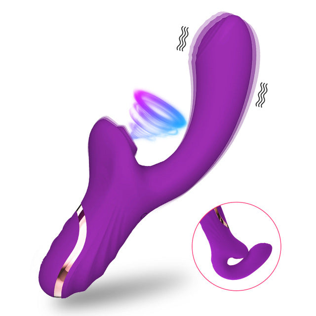 Rabbit Vibrator 10 Modes Clit Sucking Toy-EROSREALM