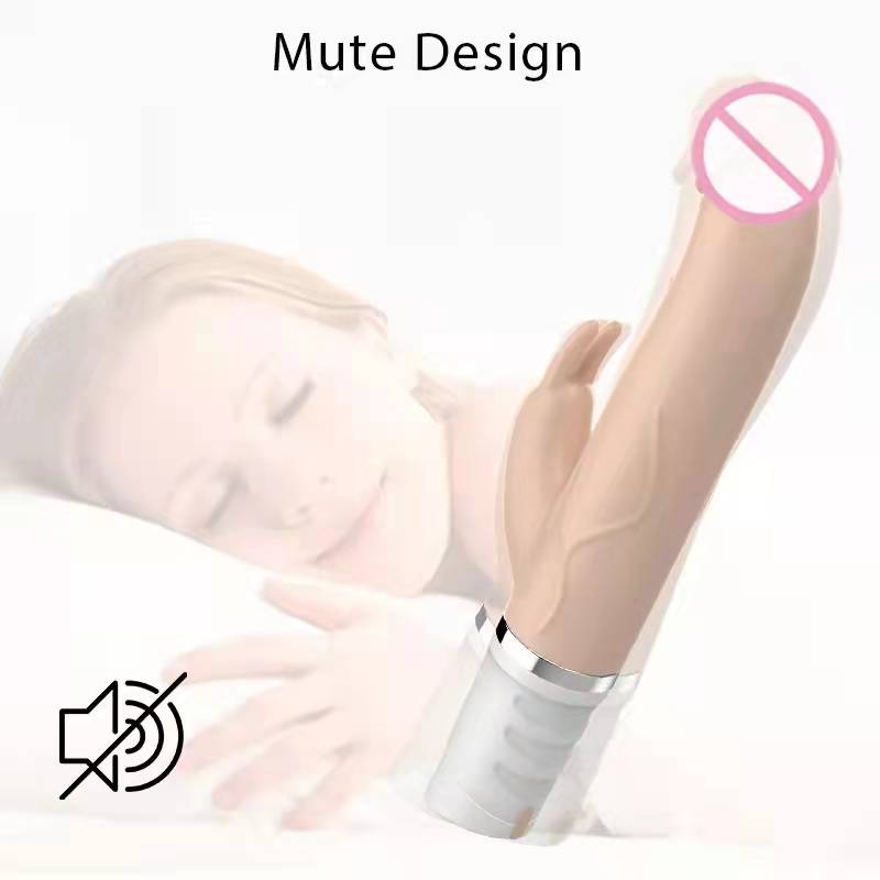 Thrusting Heating Rabbit Vibrator Female Masturbator-EROSREALM