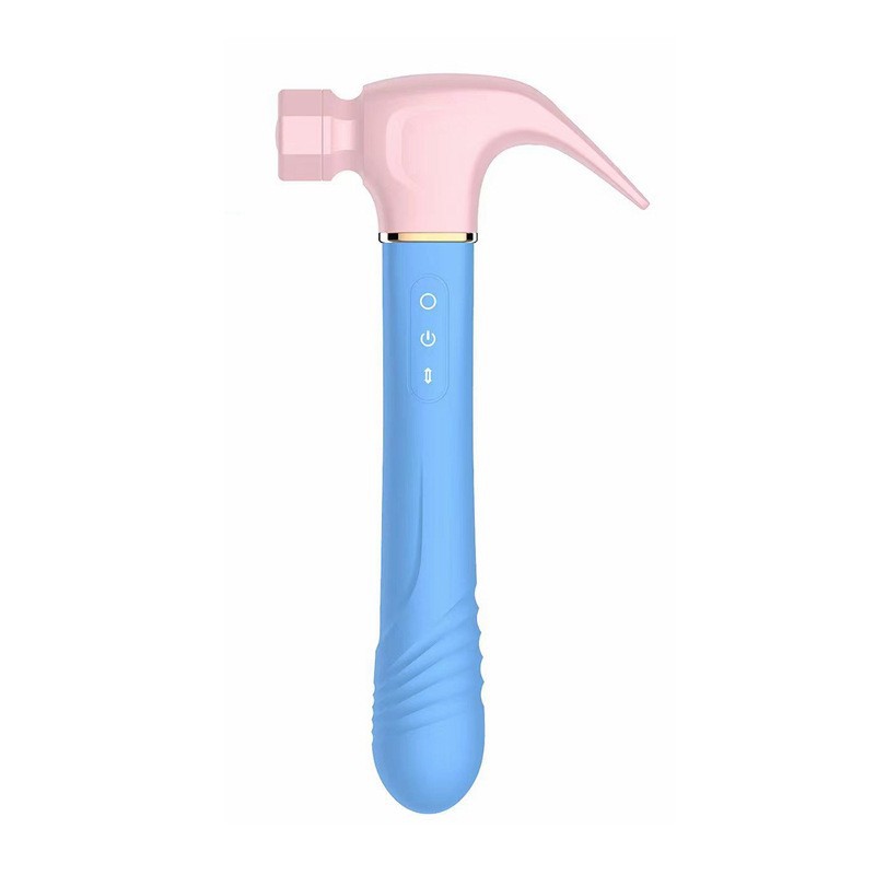 Sucking Vibrating Telescopic 3-in-1 Hammer Vibrator-EROSREALM