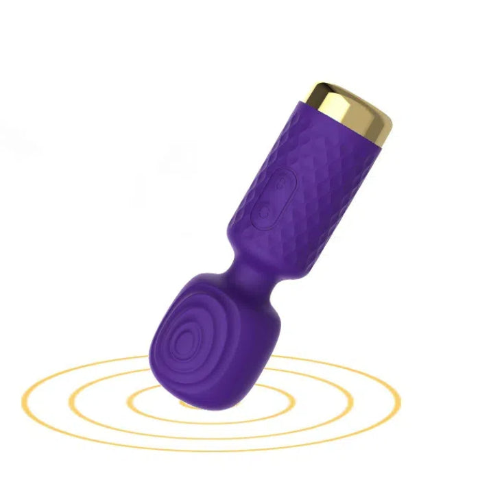 Mini Av Stick Strong Vibration Massage Wand Vibrator-EROSREALM