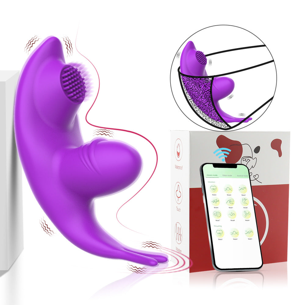 App Remote Control Clit-stimmulating Insertable Panty Vibrator-EROSREALM