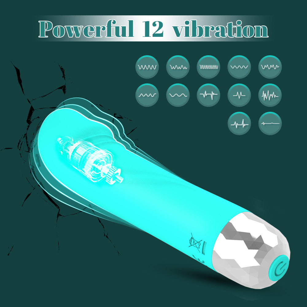 12 Frequency Strong Shock Small Bullet Vibrator-EROSREALM