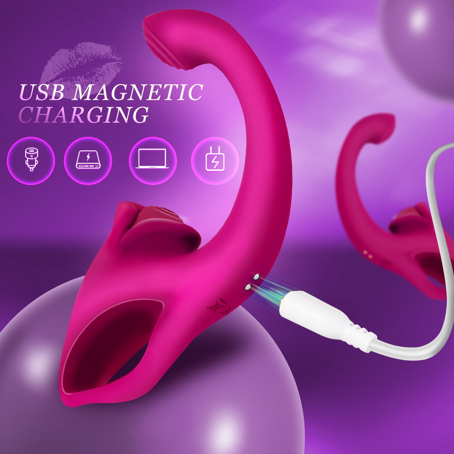 Rose Nibbler 2-in-1 Bitting Vibrator-EROSREALM