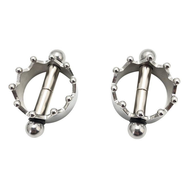 Crown Metal Nipple Clamps Magnetic Nipple Clips-EROSREALM