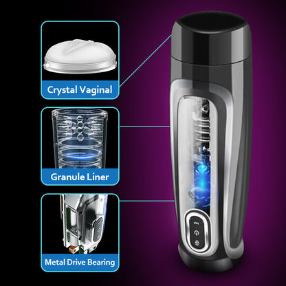 Hand-free Automatic Rotate Male Masturbation Cup-EROSREALM