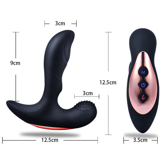 Prostate Massager Electric Remote Control Men's Backyard Vibration-EROSREALM