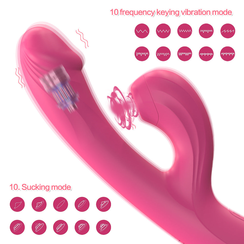 2-in-1 Sucking G-point Vibrator-EROSREALM