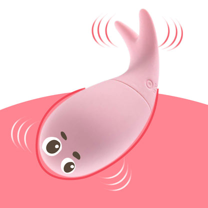 Baby Fish Invisible Mini Whale Vibrator Clitoris G-spot Stimulation USB Charging Vibrating Egg-EROSREALM