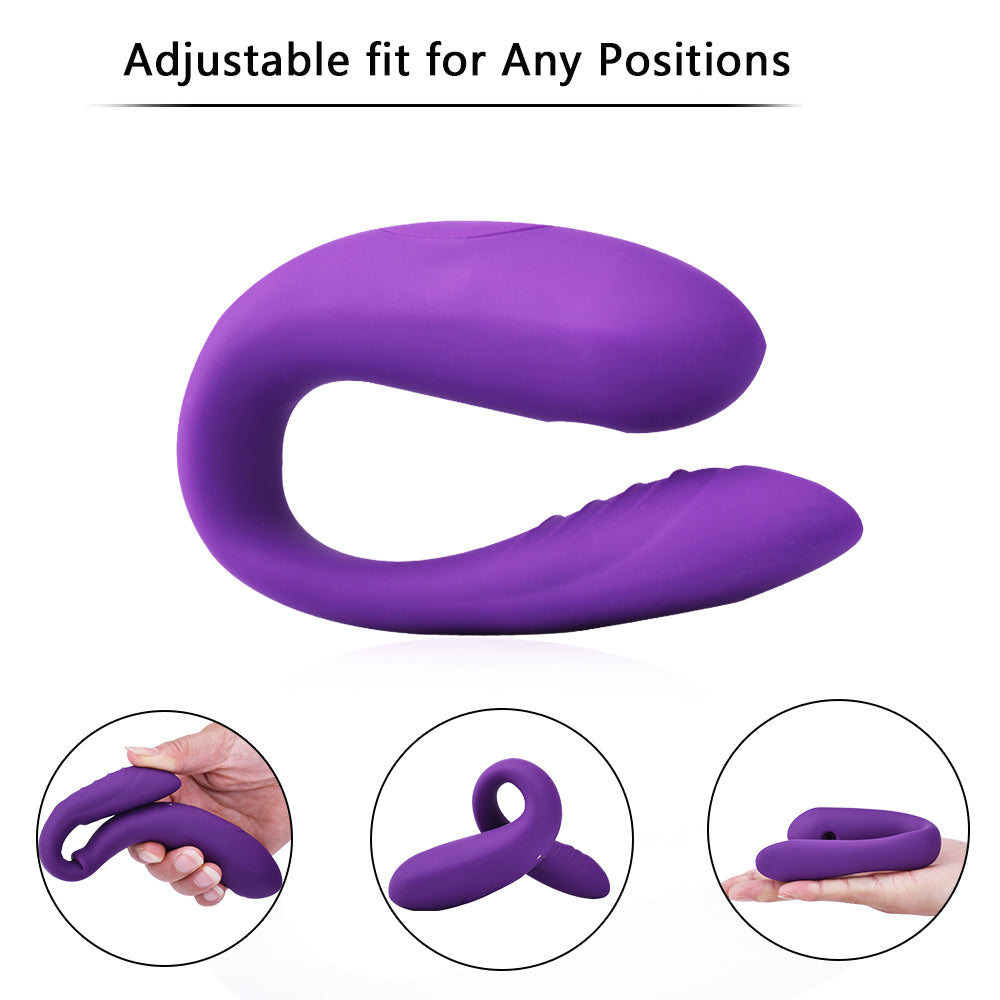 Rechargeable G-spot Vibrator Waterproof With 10 Powerful Vibrations Wireless Remote Control-EROSREALM