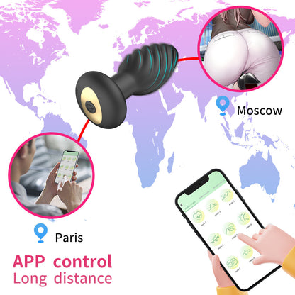 App / Wireless Remote Control Thread Design Anal Vibrator-EROSREALM