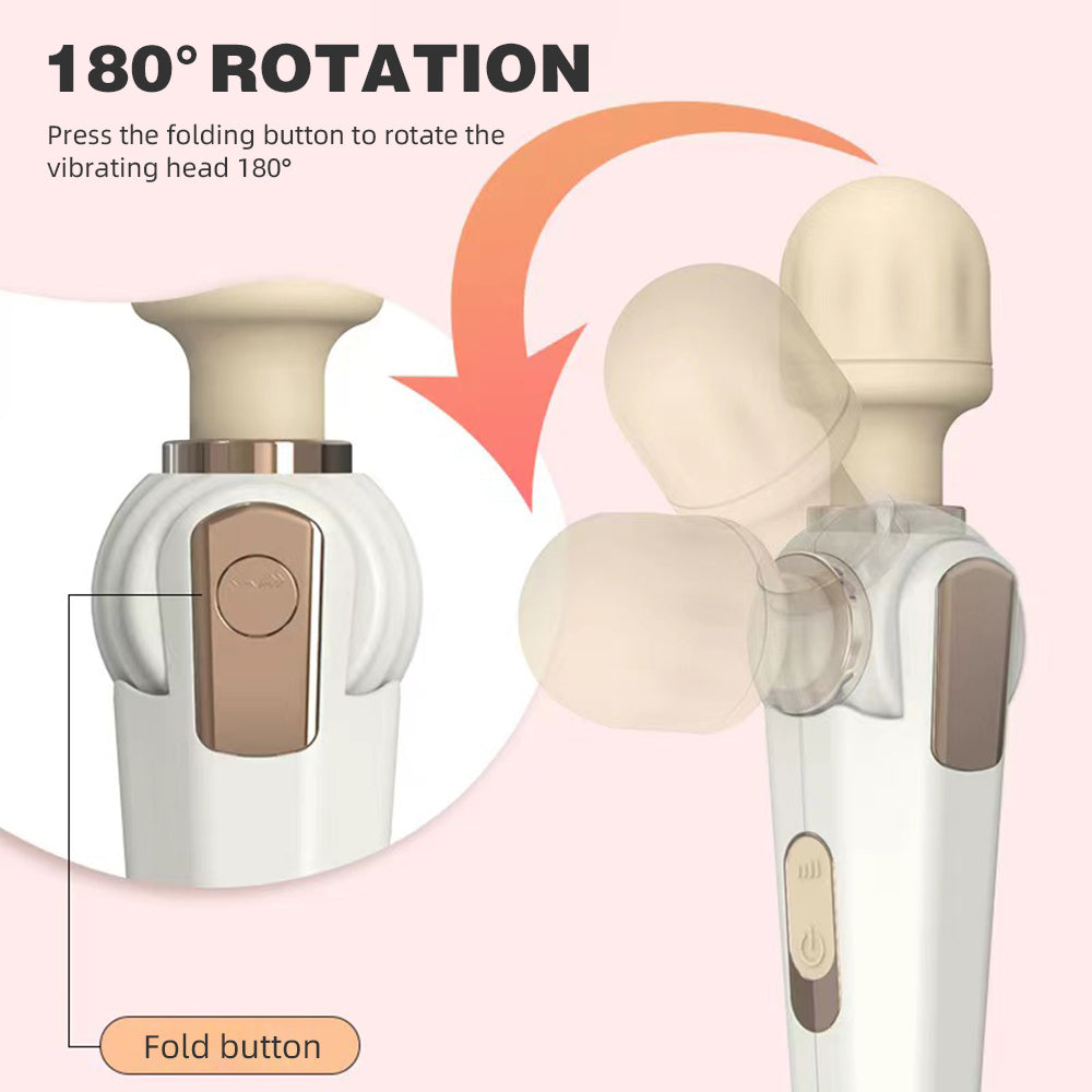 180° Rotation 20-frequency Wand Vibrator-EROSREALM