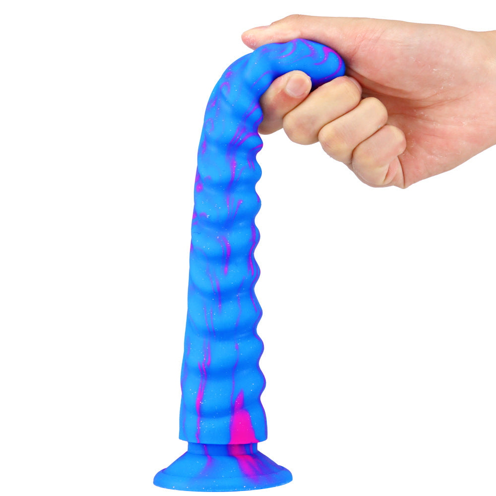 8.5 Inch Dragon Scale Silicone Dildo-EROSREALM