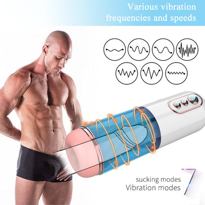 Fox Sucking Vibration Voice Masturbation Cup-EROSREALM