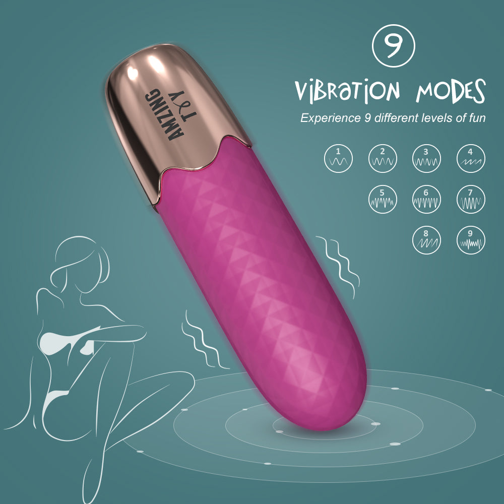 Bullet Vibrator G-spot Clitoris Stimulator Vagina Maturbator-EROSREALM