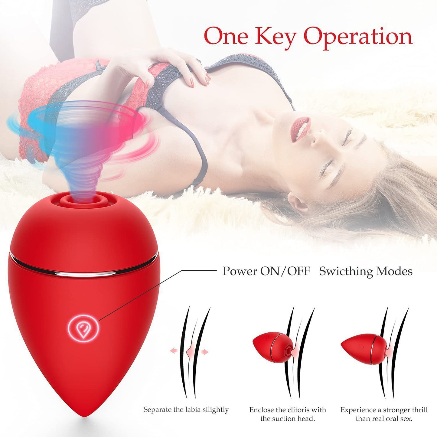 Beauty Egg Design 10 Frequency Sucking Vibrator-EROSREALM