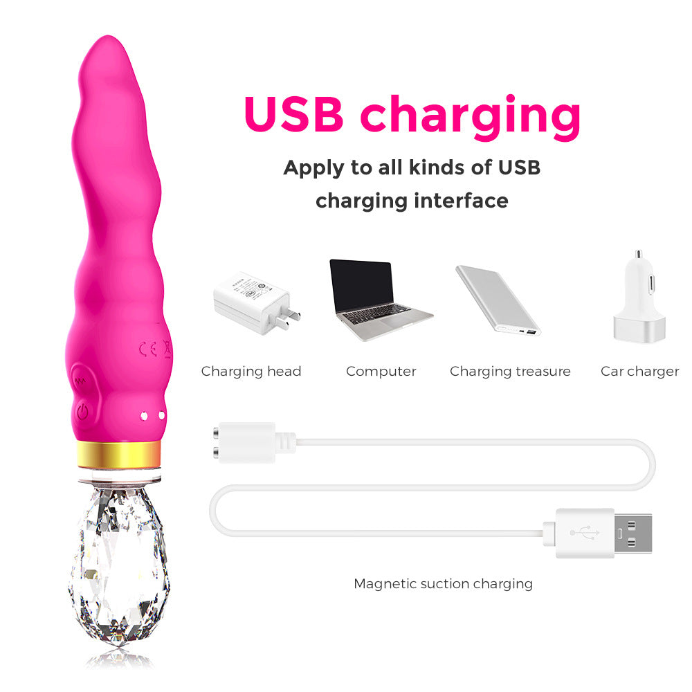 Tongue Licking Multi-frequency G-spot Anal Massage Vibrator-EROSREALM