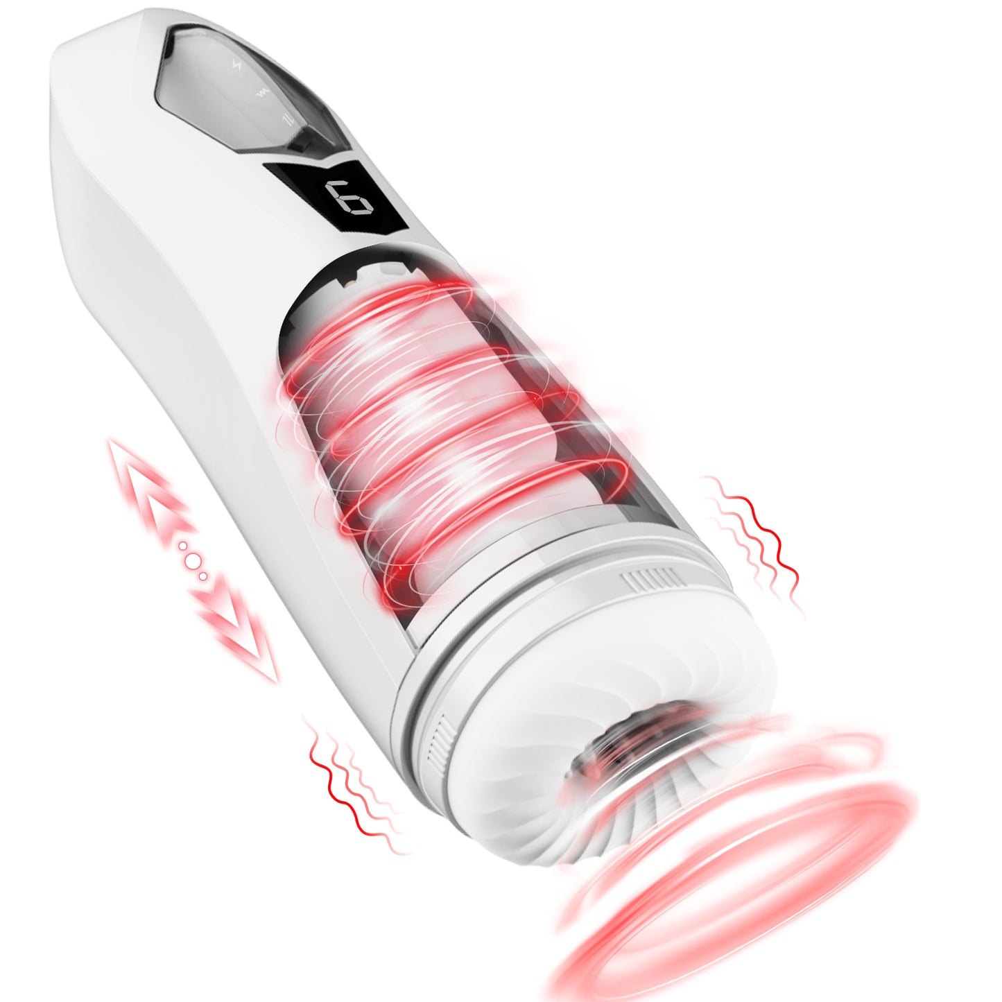 Tomahawk Waterproof Thrusting Vibrating Male Masturbator-EROSREALM