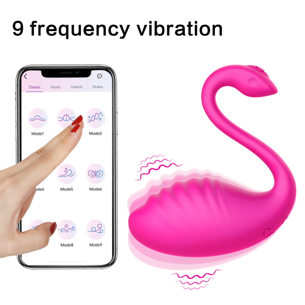 Swan App & Wireless Remote Control Wearable Vibrator-EROSREALM