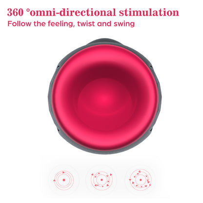 Warming Oral Sex Aircraft Cup Penis Exerciser Allows Men's Masturbation-EROSREALM