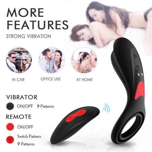 Remote Control Cock Ring Sex Toys-EROSREALM