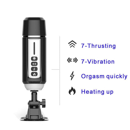 Automatic Masturbation Telescopic Heating Dildo Sex Machine-EROSREALM