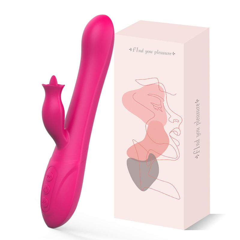 Swinging Rotation Vibration Silicone Rabbit G-spot Vibrator-EROSREALM