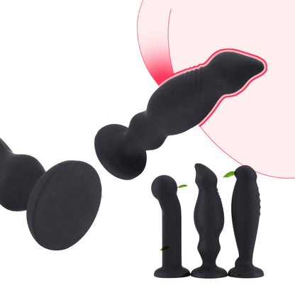 G-spot Prostate Stimulation Anal Dildo Anus Expansion Stimulator With Suction Cup-EROSREALM