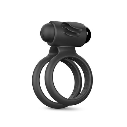 Vibrating Cock Ring with Double Ring-EROSREALM