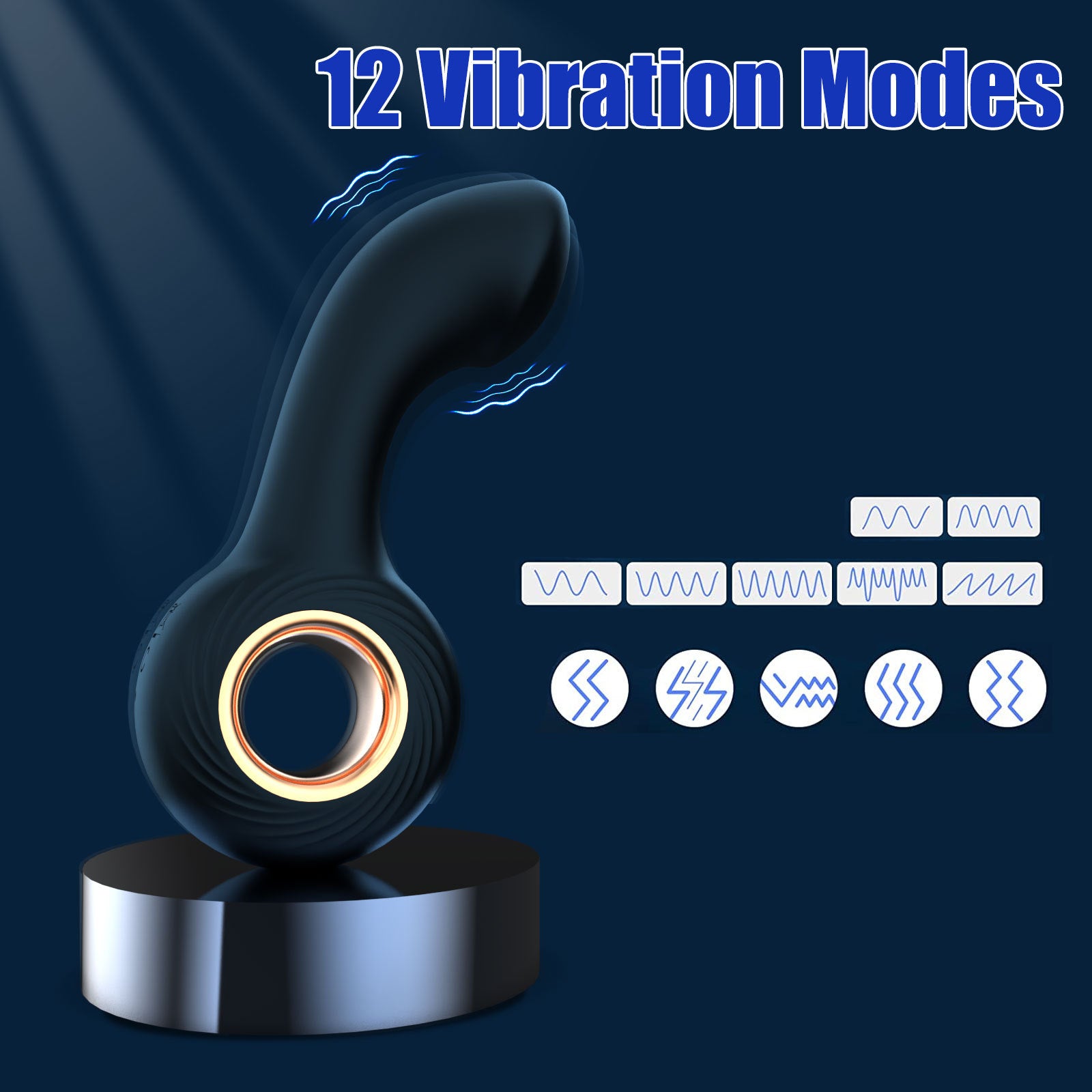 Manual Control Vibrating Prostate Massager-EROSREALM