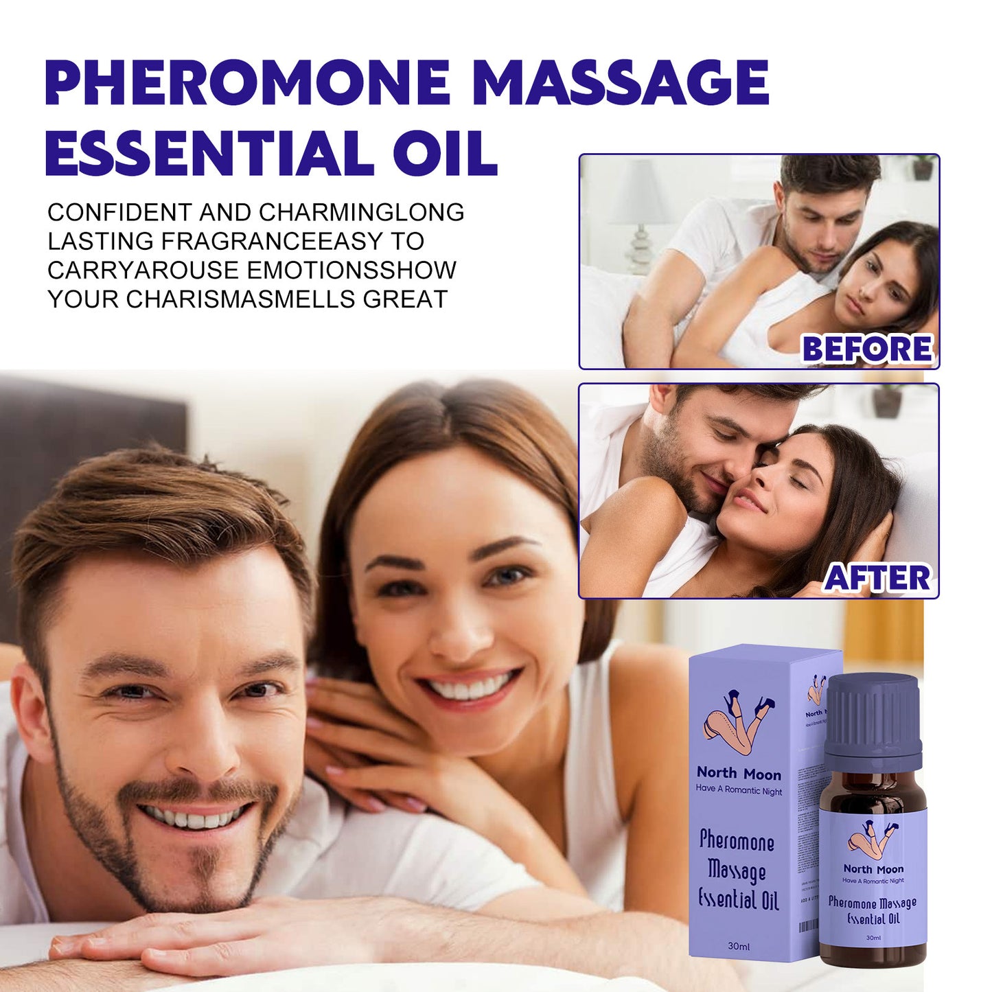 North Moon Pheromone Massage Essential Oil For Couple-EROSREALM