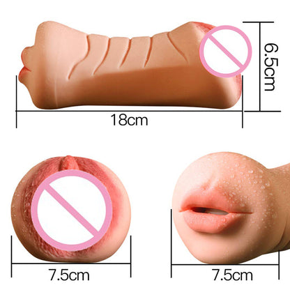 Pocket Pussy Toys Sexual Masturbation Vagina Toys Cup For Men-EROSREALM