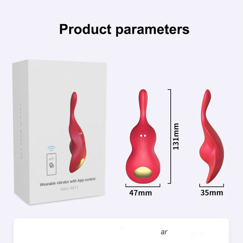 App Remote Vibrating Panties Wearable Vibrator Clitoral Stimulator-EROSREALM