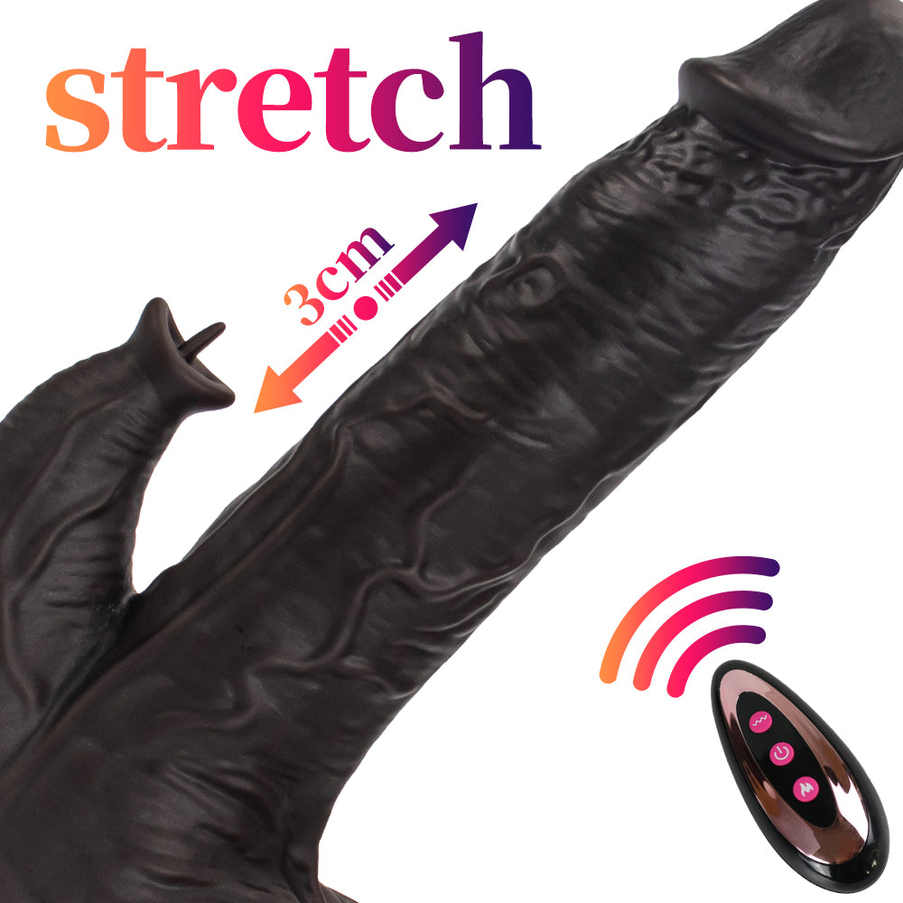 8.7 Inches Jocko Heating Thrusting Vibrating Swinging Realistic Dildo-EROSREALM