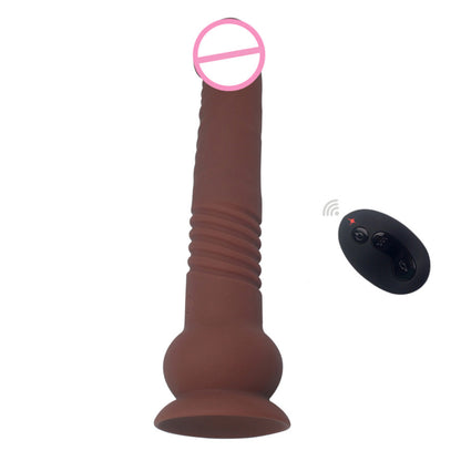 The Commander Remote Control Telescopic Vibrating Dildo-EROSREALM