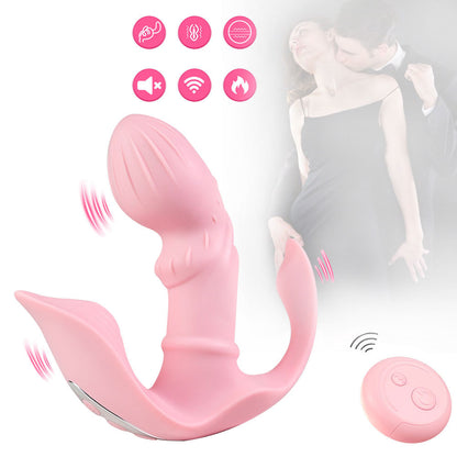 Remote-controlled Wearable Vibrating Outside Clitoral Stimulation-EROSREALM