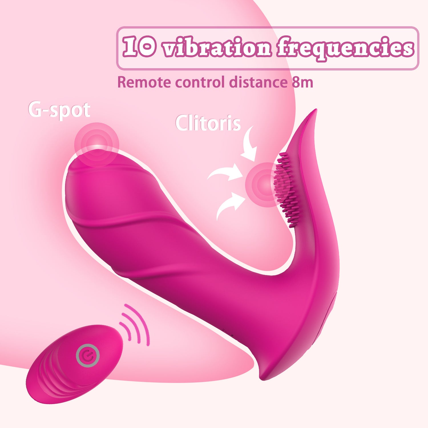 Wireless Remote Control Clit-stimulating Panty Vibrator-EROSREALM