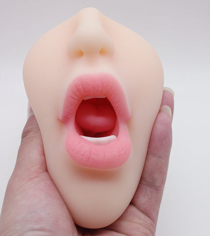 Realistic Blowjob Toy Mouth Stroker-EROSREALM