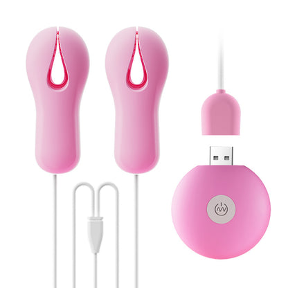 Usb Recharged Vibrating Breast & Clit Massagers-EROSREALM